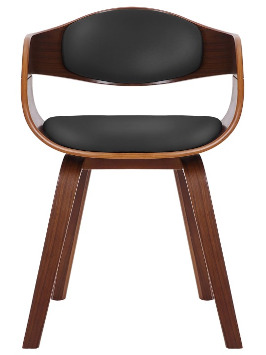 Silla de visita Kingston, nogal/negro Silla de visita Kingston, nogal/negro