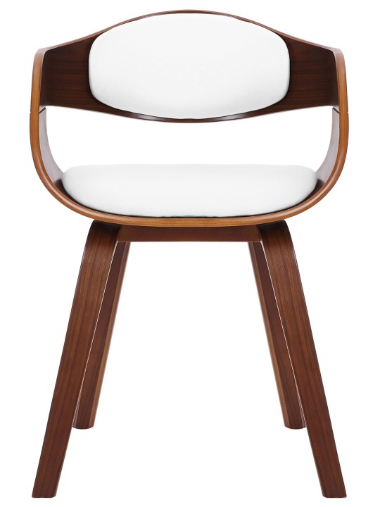 Silla de visita Kingston, nogal/blanco Silla de visita Kingston, nogal/blanco