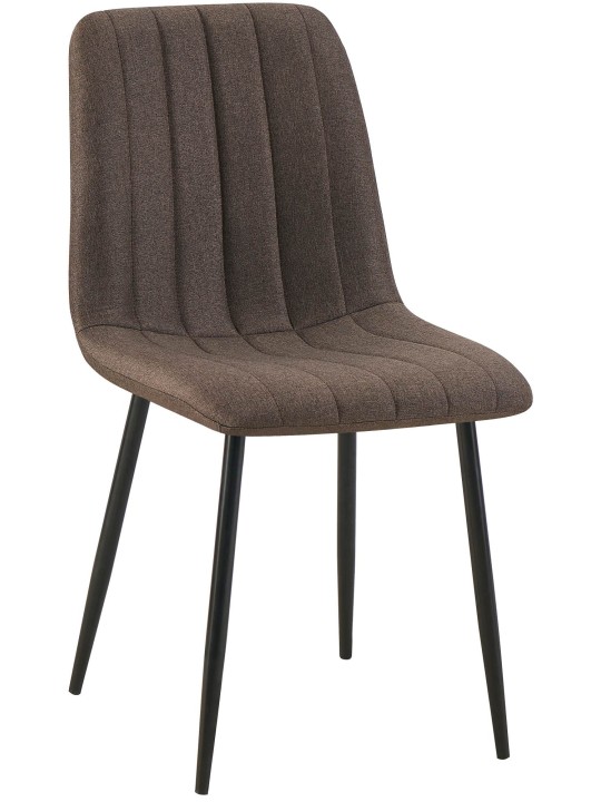 Silla Tela Dijon, marrón Silla Tela Dijon, marrón