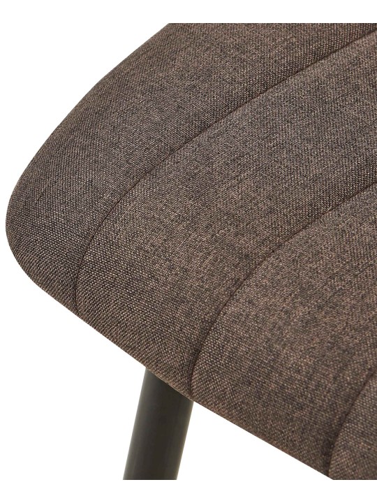 Silla Tela Dijon, marrón Silla Tela Dijon, marrón