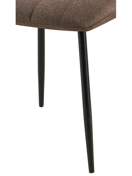 Silla Tela Dijon, marrón Silla Tela Dijon, marrón