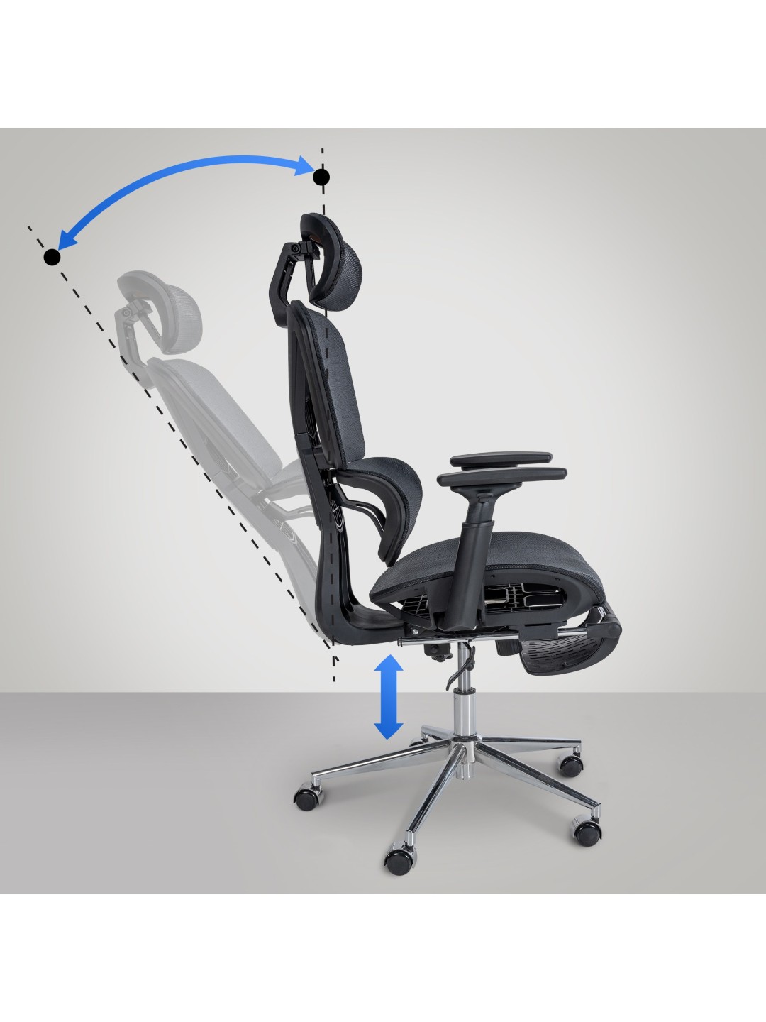 Silla de oficina Grover, negro