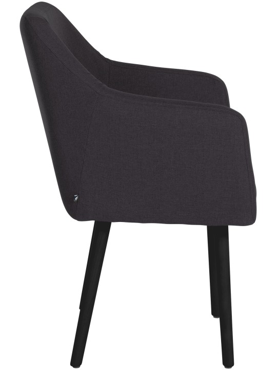 Silla de visita tela Utrecht, negro Silla de visita tela Utrecht, negro