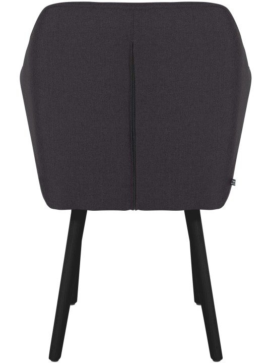 Silla de visita tela Utrecht, negro Silla de visita tela Utrecht, negro