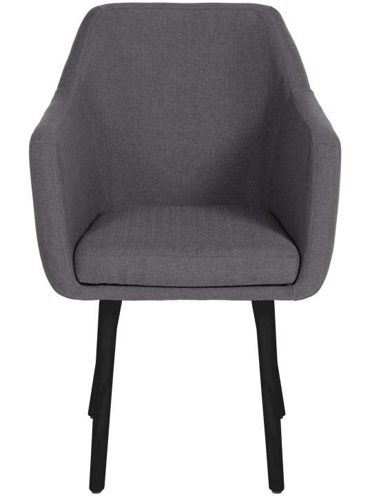 Silla de visita tela Utrecht, gris oscuro Silla de visita tela Utrecht, gris oscuro