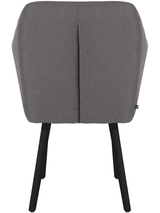 Silla de visita tela Utrecht, gris oscuro Silla de visita tela Utrecht, gris oscuro