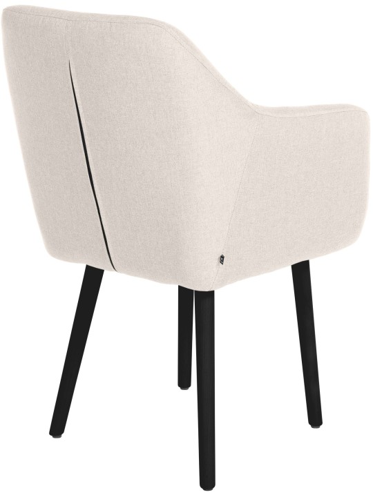 Silla de visita tela Utrecht, crema Silla de visita tela Utrecht, crema