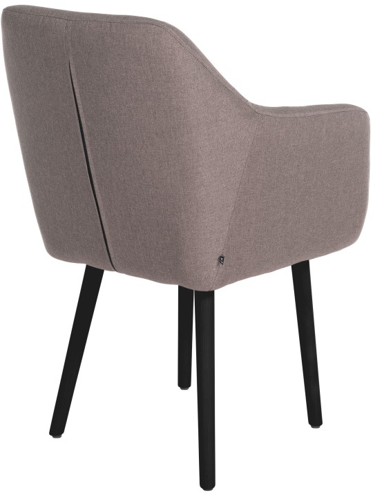 Silla de visita tela Utrecht, taupe Silla de visita tela Utrecht, taupe