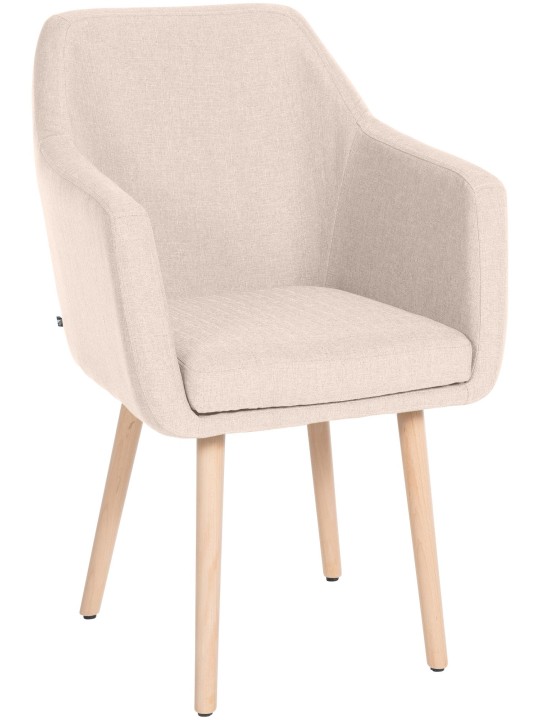 Silla de visita Utrecht tejido natural, beige