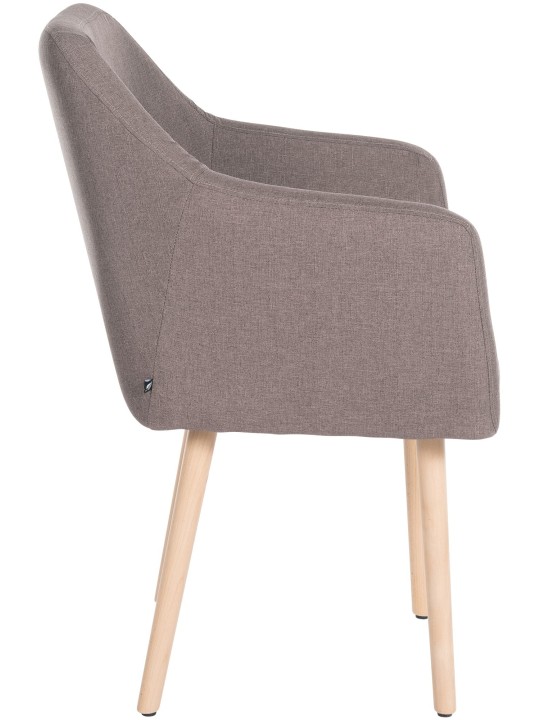 Silla de visita Utrecht tejido natural, taupe