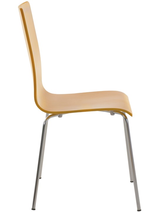 Silla de visita Pepe, natural Silla de visita Pepe, natural