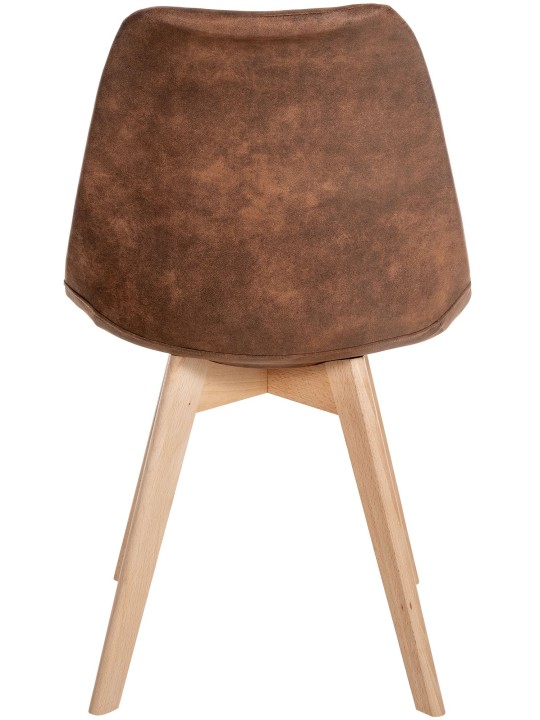 Silla Linares Vintage, marrón