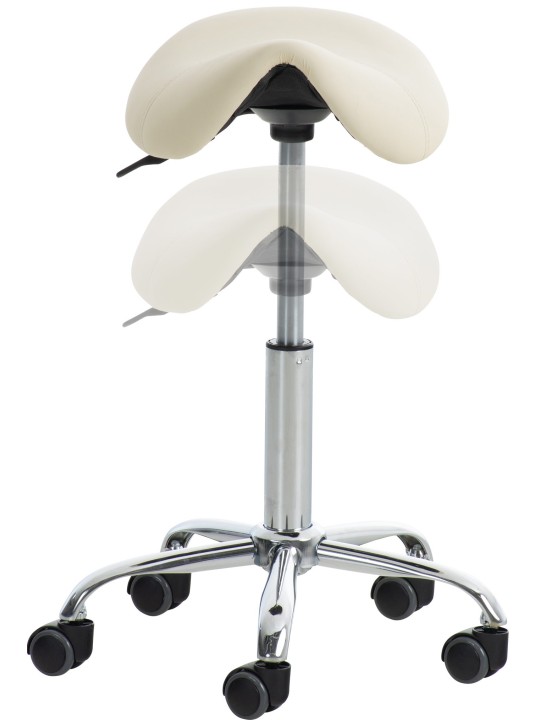 Taburete de trabajo Reno, crema Taburete de trabajo Reno, crema