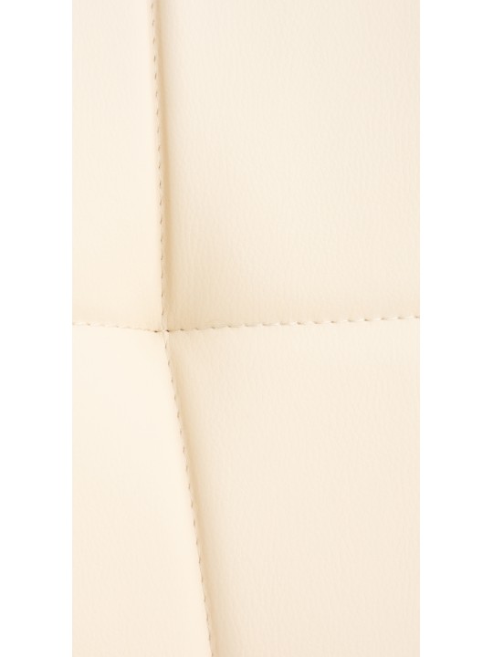 Silla Elda PU natura, crema