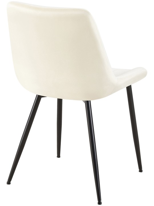 Silla Rahden terciopelo, crema Silla Rahden terciopelo, crema