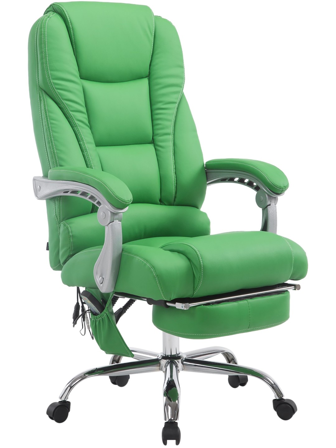 Silla de oficina Pacific con función de masaje V2, verde