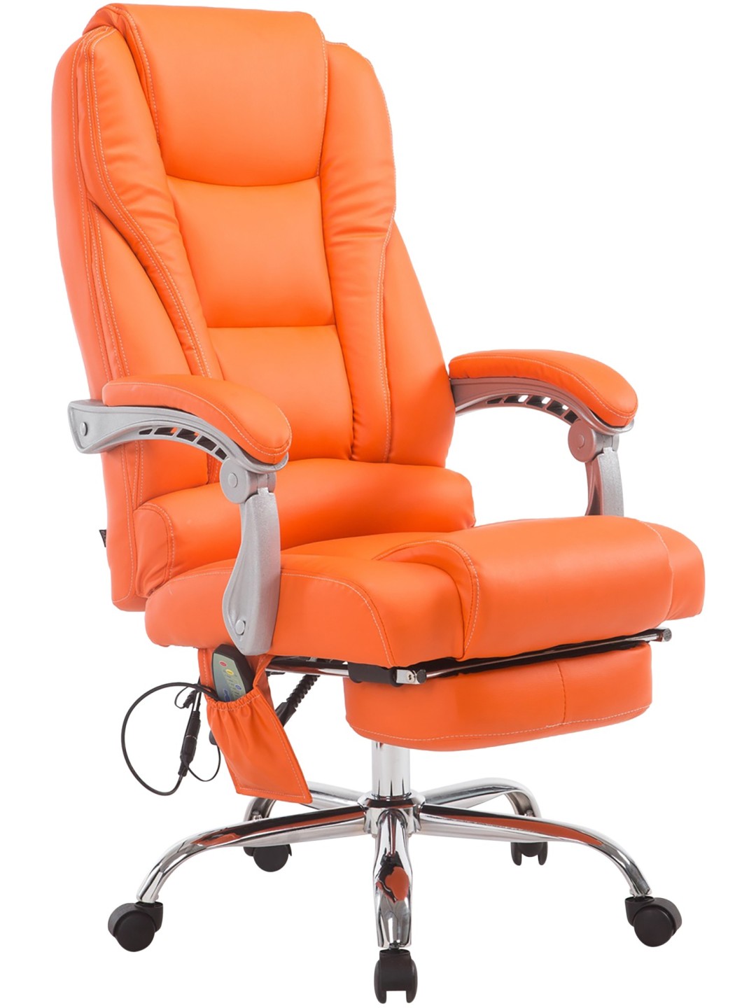 Silla de oficina Pacific con función de masaje V2, naranja