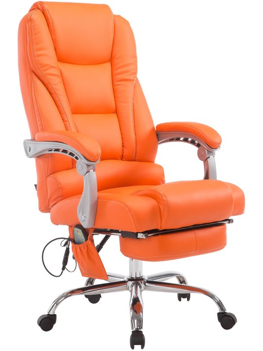 Silla de oficina Pacific con función de masaje V2, naranja