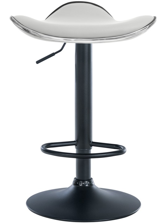 Taburete de bar Shanghai de piel sintética, blanco Taburete de bar Shanghai de piel sintética, blanco