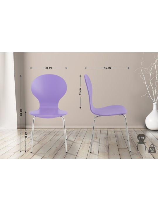 Silla de visita Diego, lila Silla de visita Diego, lila
