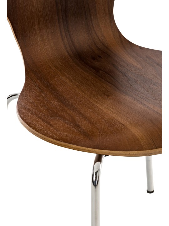 Silla de visita Diego, nogal Silla de visita Diego, nogal