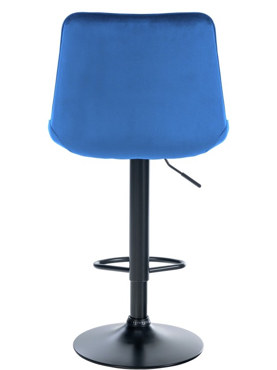 Juego de 2 taburetes de bar Toni terciopelo, azul Juego de 2 taburetes de bar Toni terciopelo, azul