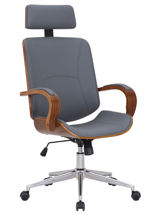 Silla de oficina Dayton, nogal/gris Silla de oficina Dayton, nogal/gris