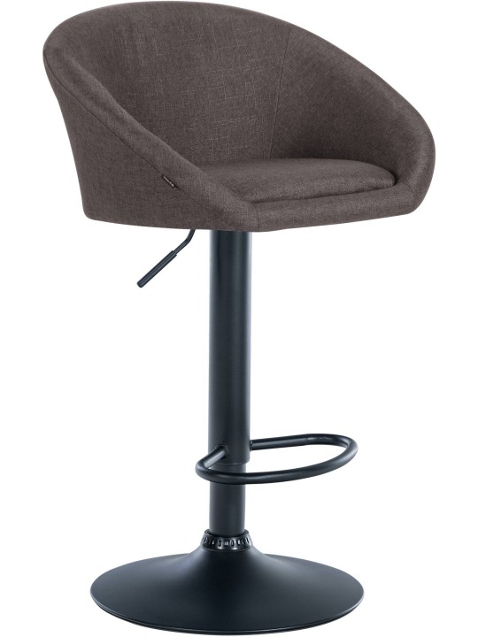 Taburete de bar tela Davie, gris oscuro Taburete de bar tela Davie, gris oscuro
