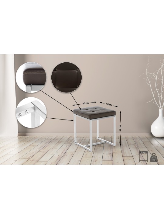 Taburete Barci, marrón Taburete Barci, marrón