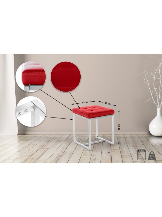 Taburete Barci, rojo Taburete Barci, rojo