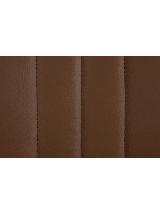 Juego de 2 taburetes de bar Toni piel sintética, marrón Juego de 2 taburetes de bar Toni piel sintética, marrón