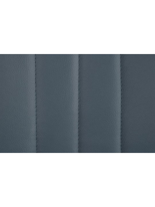 Juego de 2 taburetes de bar Toni piel sintética, gris Juego de 2 taburetes de bar Toni piel sintética, gris