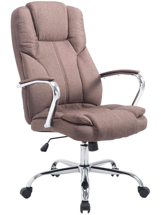 Silla de oficina BIG tejido Xanthos, marrón