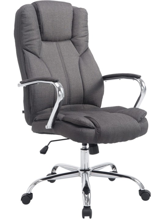 Silla de oficina BIG tejido Xanthos, gris oscuro