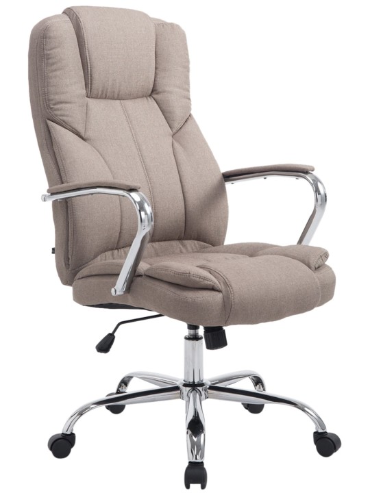 Silla de oficina BIG tejido Xanthos, taupe