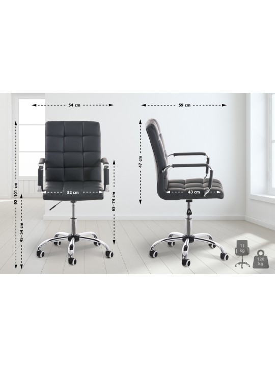 Silla de oficina Deli V2, gris Silla de oficina Deli V2, gris