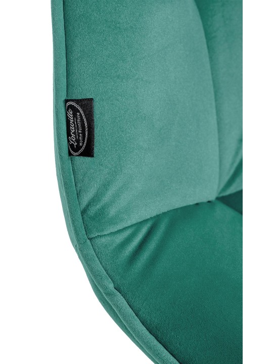 Silla de comedor de terciopelo Vermont, verde