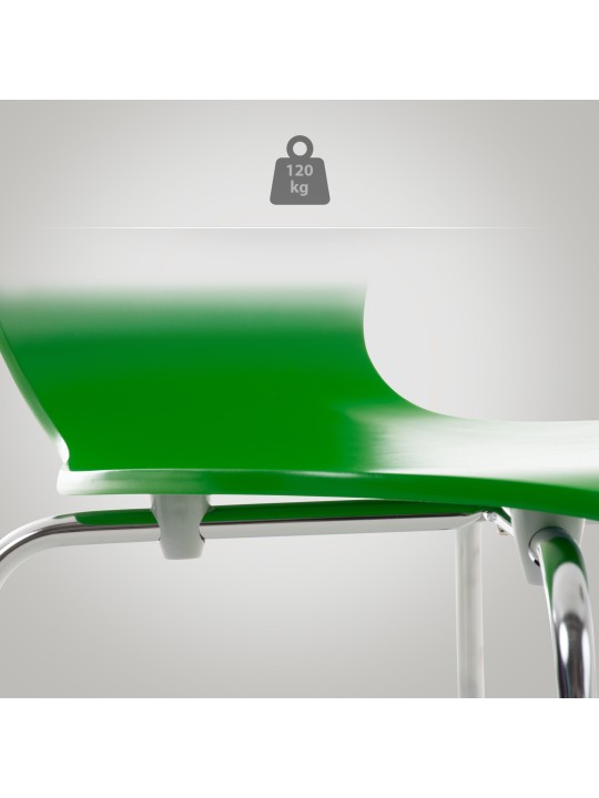 Silla de visita Calisto, verde