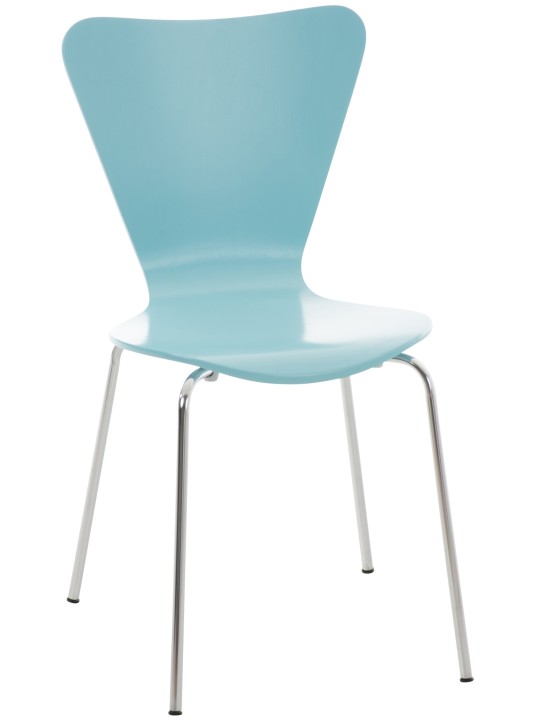 Silla de visita Calisto, azul claro