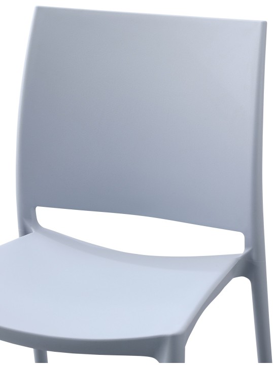 Silla Meton, gris claro