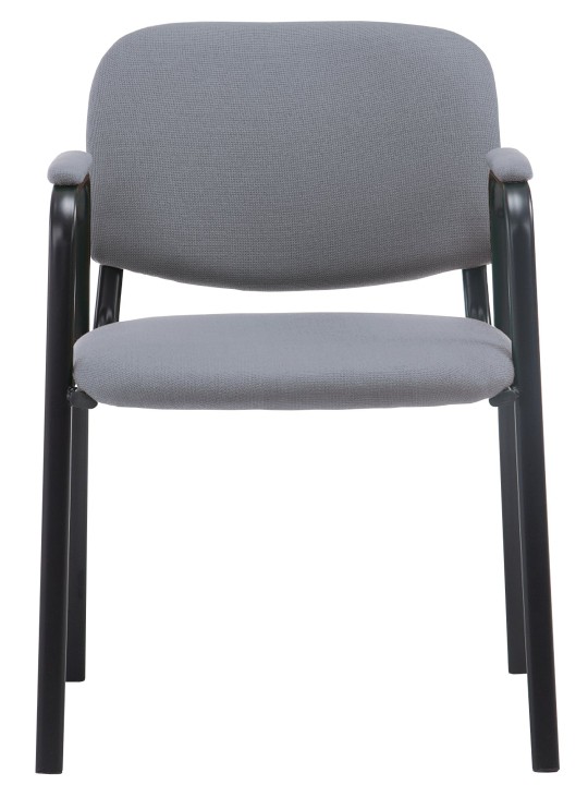 Silla de visita Ken PRO tela, gris