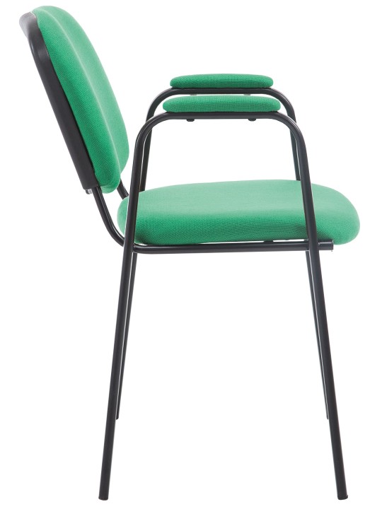 Silla de visita Ken PRO tejido, verde