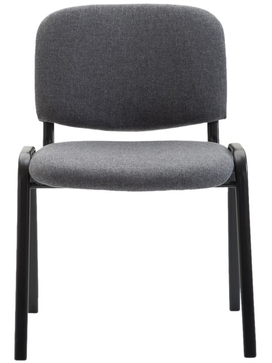 Silla de visita Ken V2 tela, gris Silla de visita Ken V2 tela, gris