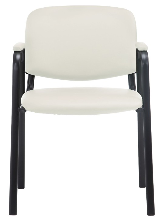 Silla de visita Ken PRO cuero artificial, crema Silla de visita Ken PRO cuero artificial, crema