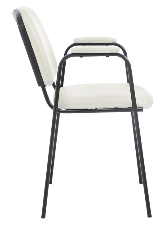 Silla de visita Ken PRO cuero artificial, crema Silla de visita Ken PRO cuero artificial, crema