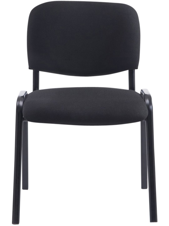 Silla de visita Ken XL tela, negro Silla de visita Ken XL tela, negro
