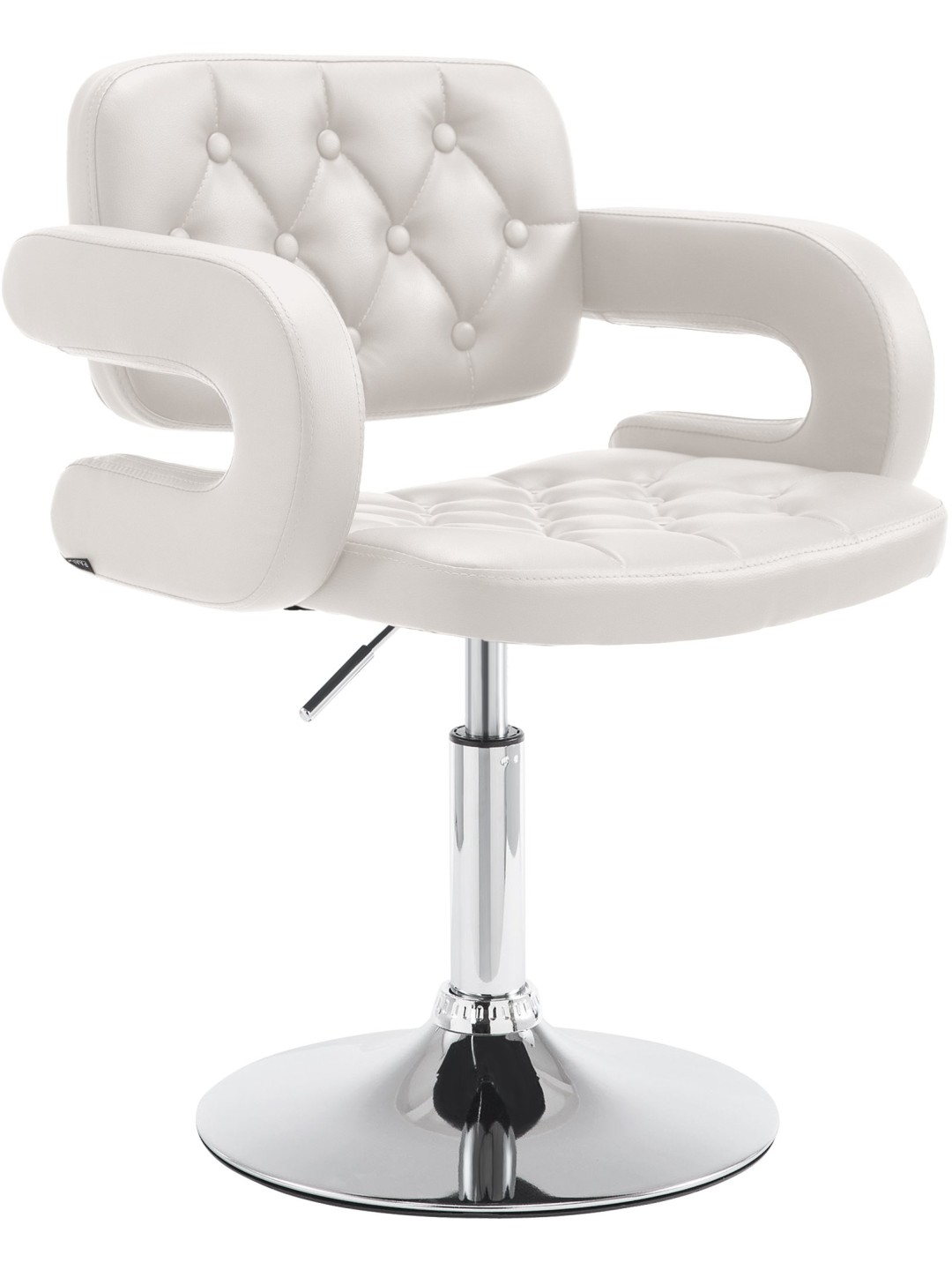 Tumbona Dublin piel sintética, blanco