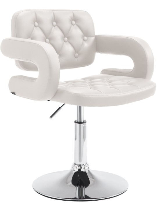 Tumbona Dublin piel sintética, blanco Tumbona Dublin piel sintética, blanco