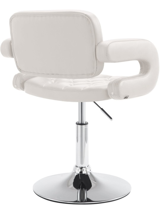 Tumbona Dublin piel sintética, blanco Tumbona Dublin piel sintética, blanco