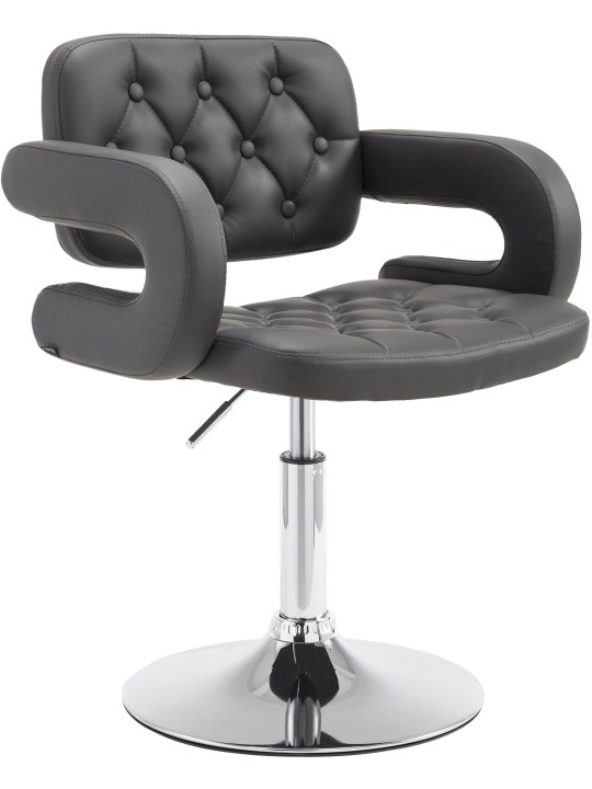 Tumbona Dublin piel sintética, gris Tumbona Dublin piel sintética, gris